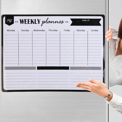Magnetic Weekly Wall Planner Whiteboard 30 x 40cm by HitMyNeed