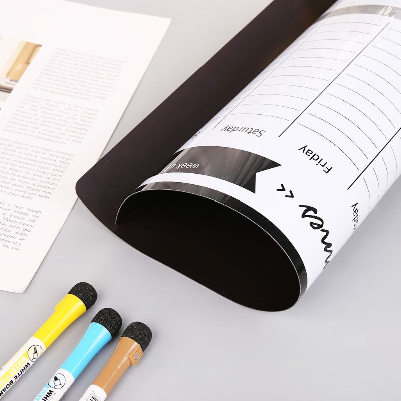 Magnetic Weekly Wall Planner Whiteboard 30 x 40cm by HitMyNeed