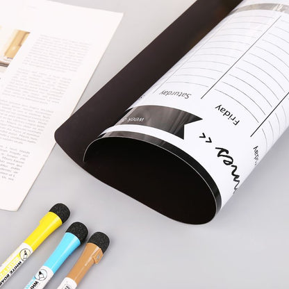 Magnetic Weekly Wall Planner Whiteboard 30 x 40cm by HitMyNeed