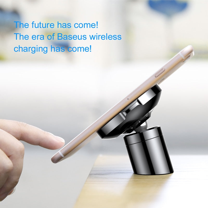 Magnetic Wireless Car Charger with Phone Mount by HitMyNeed