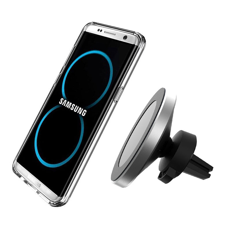 Magnetic Wireless Car Phone Charger Mount by HitMyNeed
