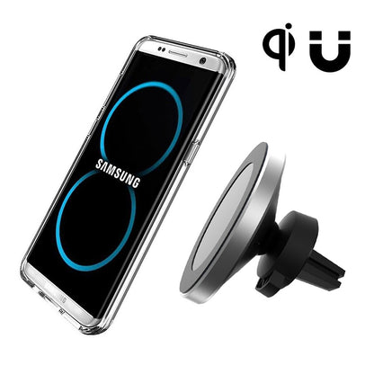 Magnetic Wireless Car Phone Charger Mount by HitMyNeed