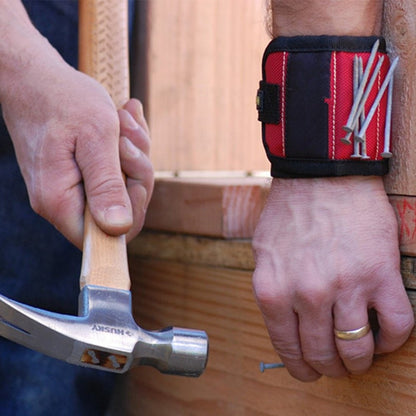 Magnetic Wristband for Screws, Nails and Bolts by HitMyNeed