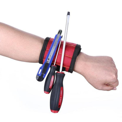Magnetic Wristband for Screws, Nails and Bolts by HitMyNeed