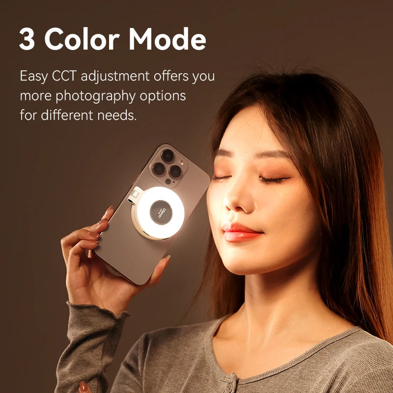 MagSafe Portable Selfie Light & Phone Stand for iPhone by HitMyNeed