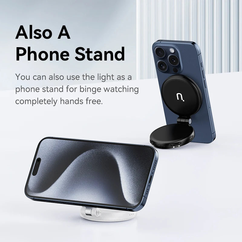 MagSafe Portable Selfie Light & Phone Stand for iPhone by HitMyNeed