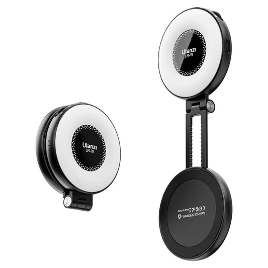 MagSafe Portable Selfie Light & Phone Stand for iPhone black by HitMyNeed