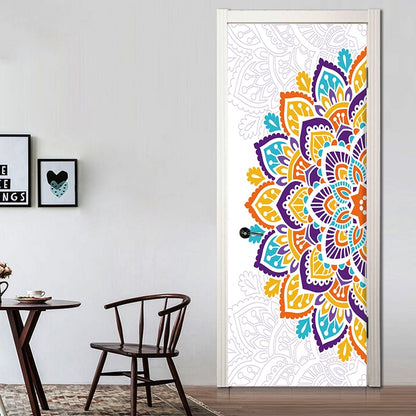 Mandala Door Stickers Set for Home Decor by HitMyNeed