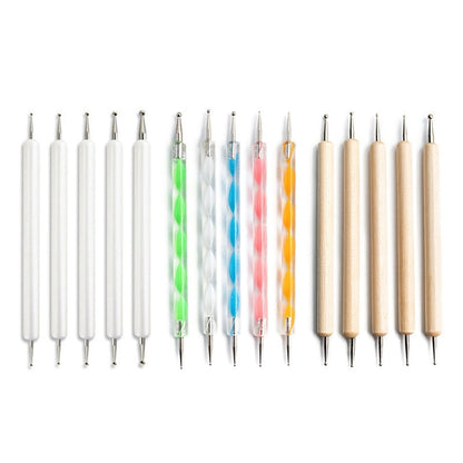 Mandala Dotting Tools Set 15pcs for Precise Art by HitMyNeed