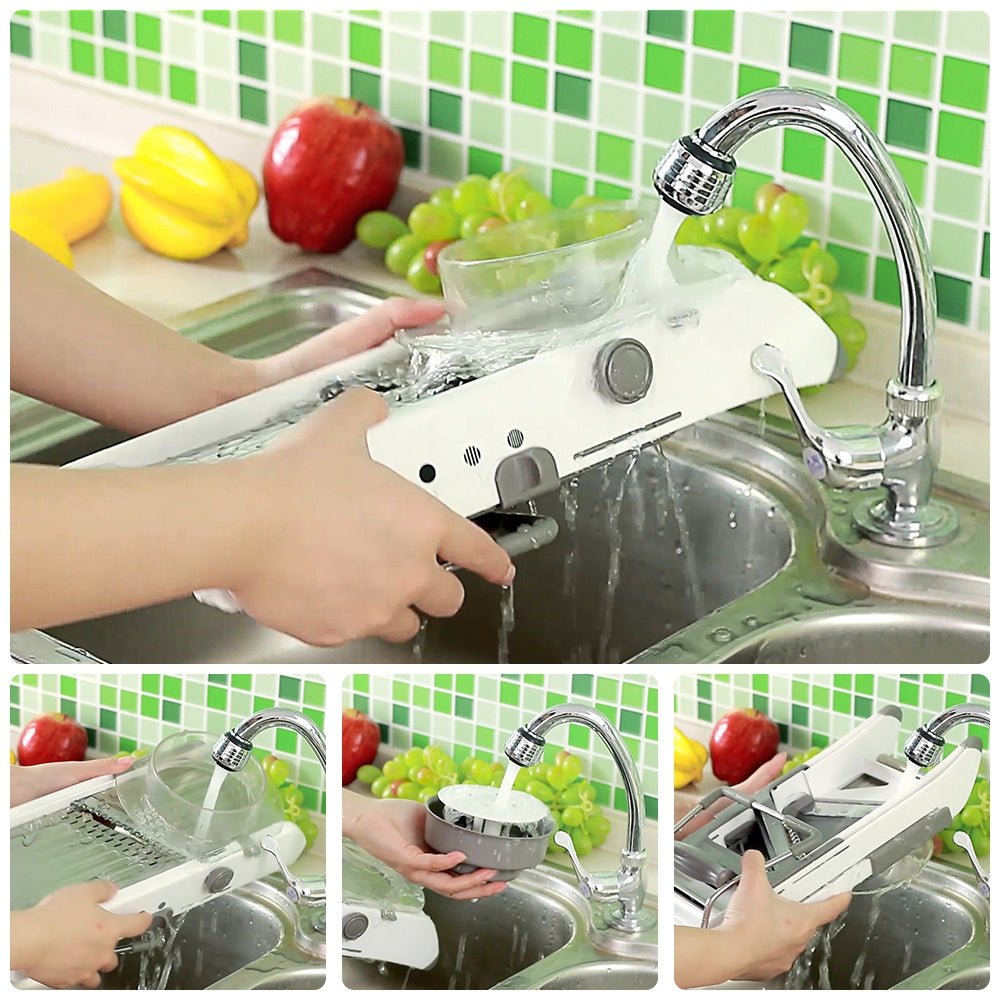 Mandolin Manual Vegetable Slicer with 6 Blades by HitMyNeed