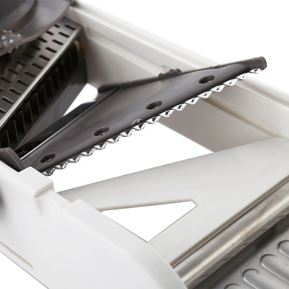 Mandolin Manual Vegetable Slicer with 6 Blades by HitMyNeed