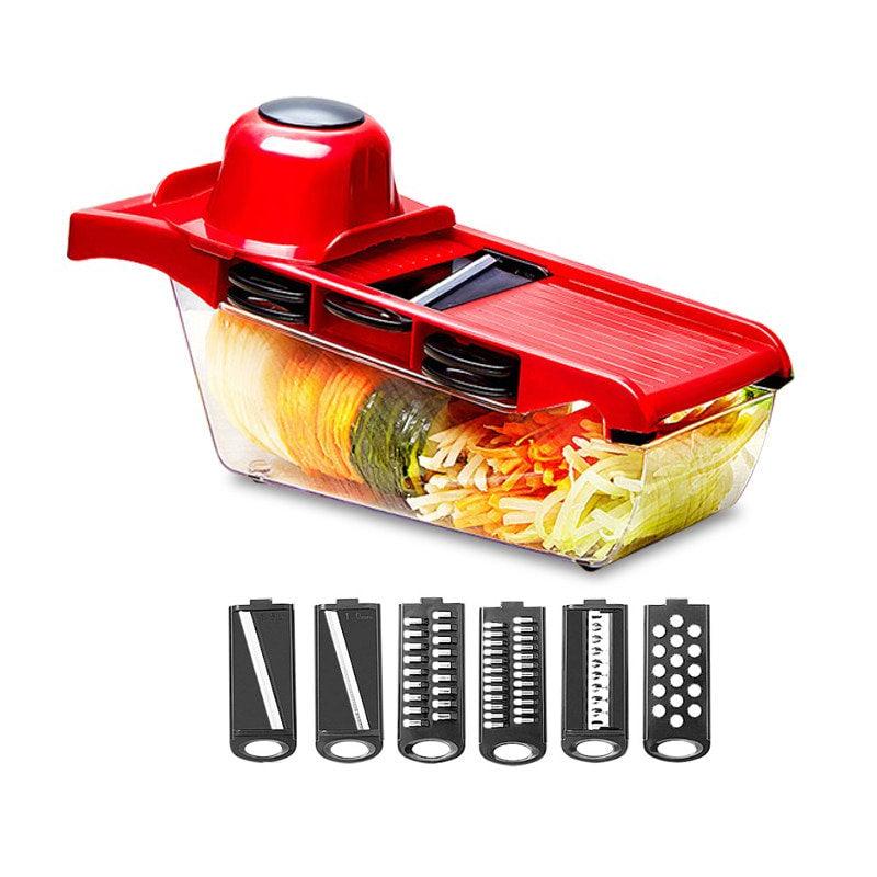 Mandoline Slicer Vegetable Cutter with 6 Blades by HitMyNeed