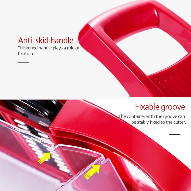 Mandoline Slicer Vegetable Cutter with 6 Blades by HitMyNeed