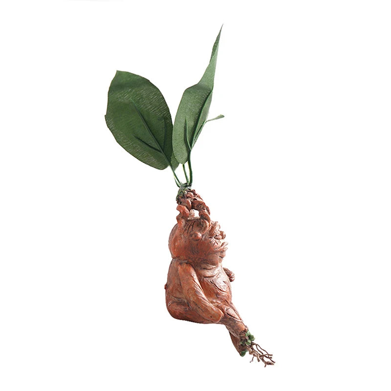 Mandrake Grass Resin Statue Garden & Home Ornament by HitMyNeed