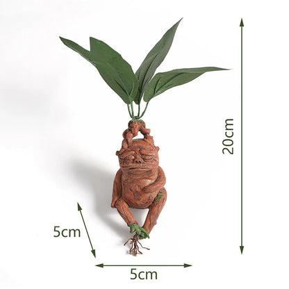 Mandrake Grass Resin Statue Garden & Home Ornament by HitMyNeed