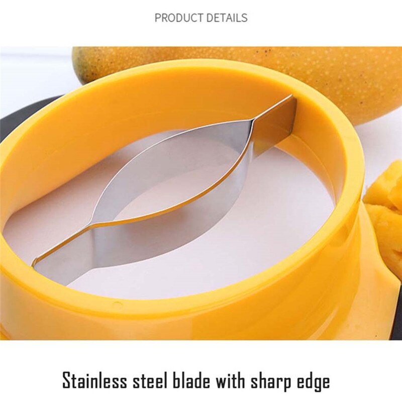 Mango Splitter with Stainless Steel Slicing Blade by HitMyNeed
