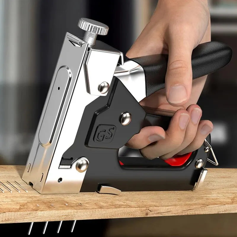 Manual Air Nailing & Stapling Gun for Woodworking by HitMyNeed