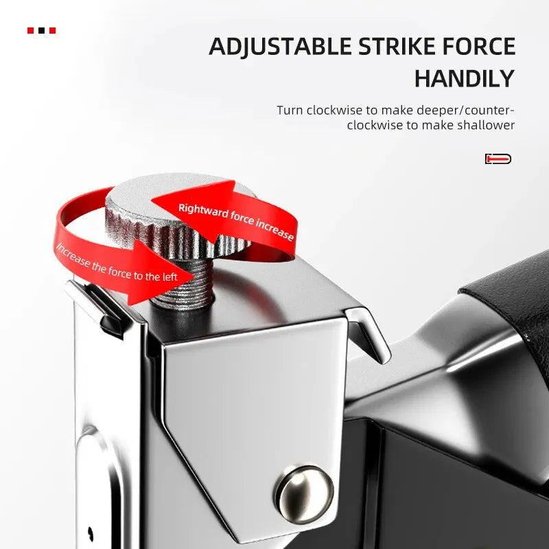 Manual Air Nailing & Stapling Gun for Woodworking by HitMyNeed