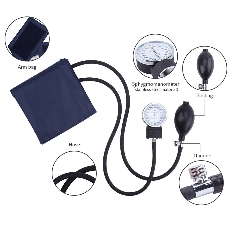 Manual Blood Pressure Monitor with Stethoscope by HitMyNeed