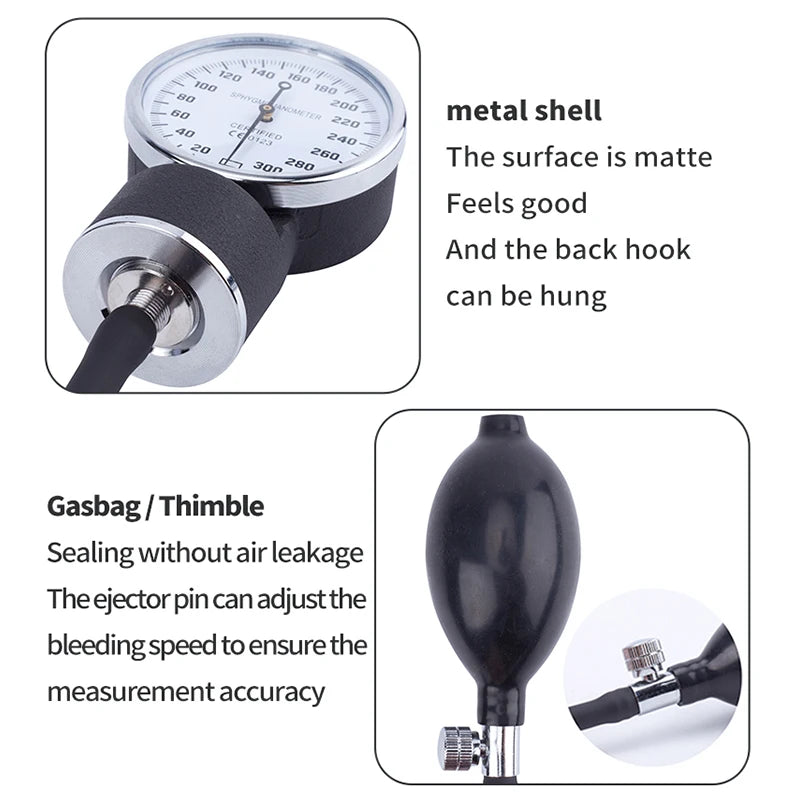 Manual Blood Pressure Monitor with Stethoscope by HitMyNeed
