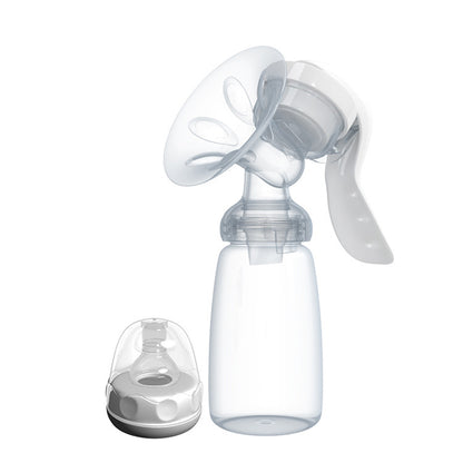 Manual Breast Pump with 150ml Bottle, BPA Free by HitMyNeed