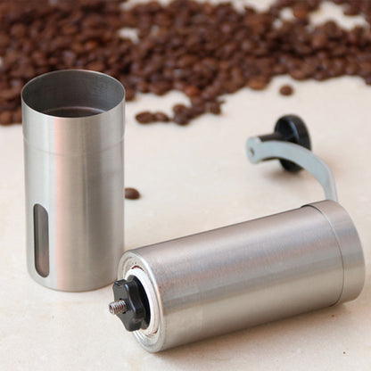 Manual Burr Coffee Grinder, Stainless Steel, 30g by HitMyNeed