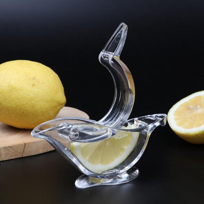 Manual Clear Acrylic Lemon Squeezer 12cm by HitMyNeed