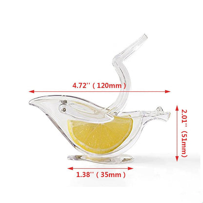 Manual Clear Acrylic Lemon Squeezer 12cm by HitMyNeed