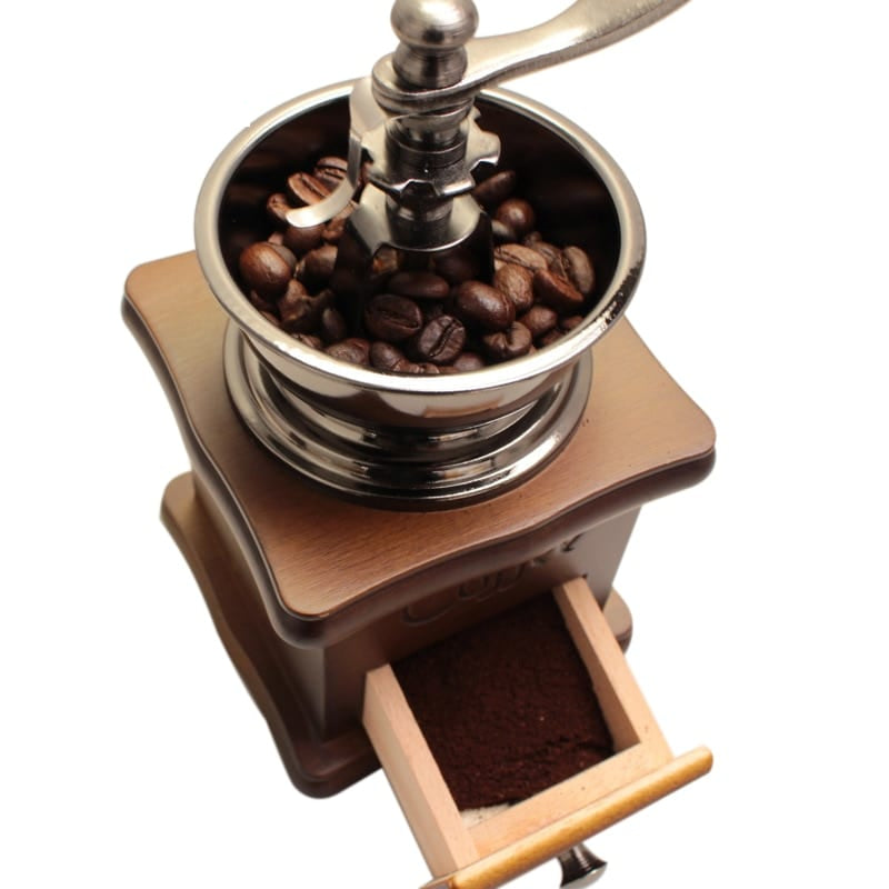 Manual Coffee Grinder Classic Wood 450g by HitMyNeed