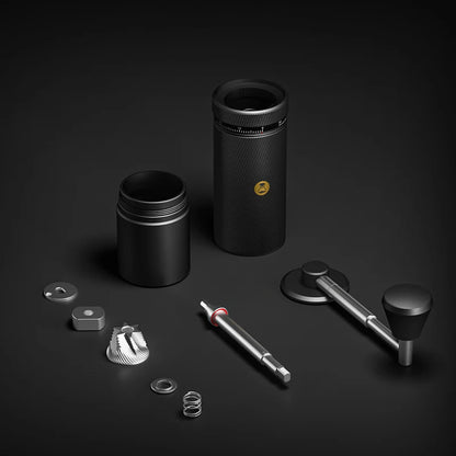Manual Coffee Grinder with 0.015mm Burr Adjustment by HitMyNeed