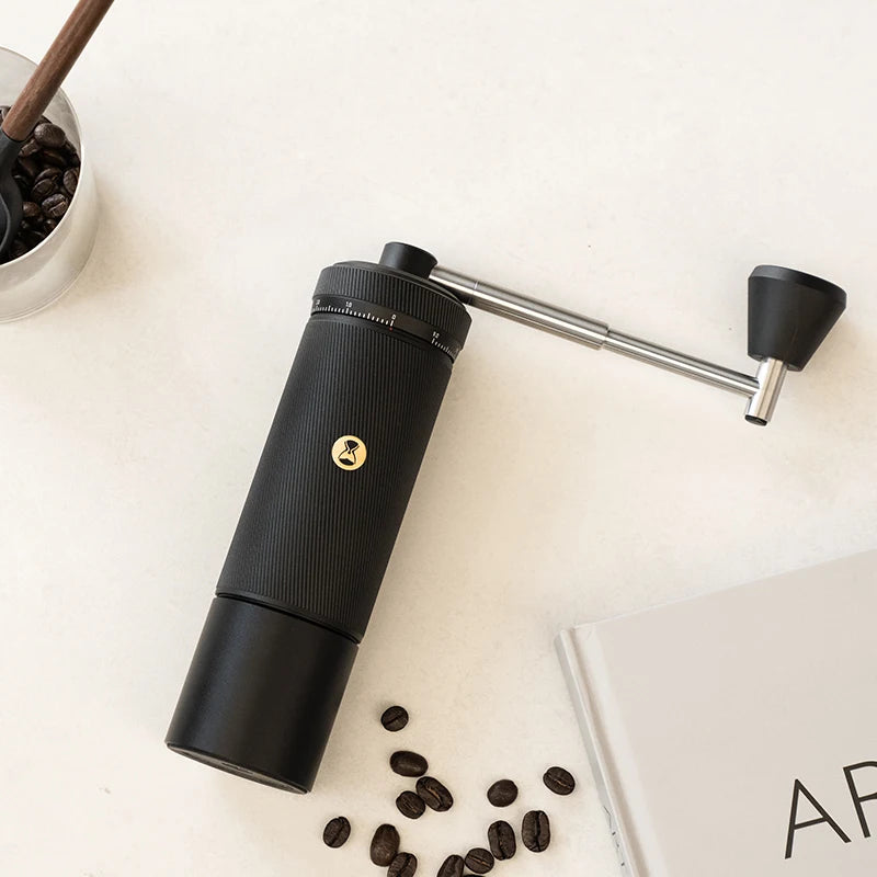 Manual Coffee Grinder with 0.015mm Burr Adjustment by HitMyNeed