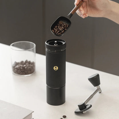 Manual Coffee Grinder with 0.015mm Burr Adjustment by HitMyNeed