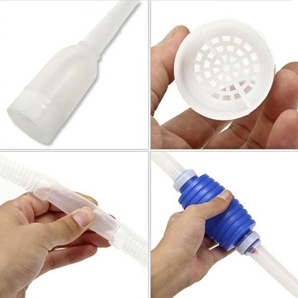 Manual Fish Tank Cleaning Pump Siphon 1.7m by HitMyNeed