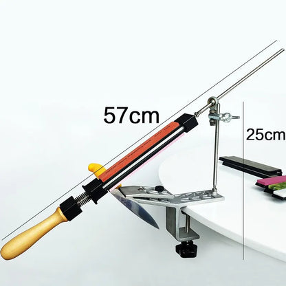 Manual Fixed Angle Knife Sharpener with Clamp Base by HitMyNeed