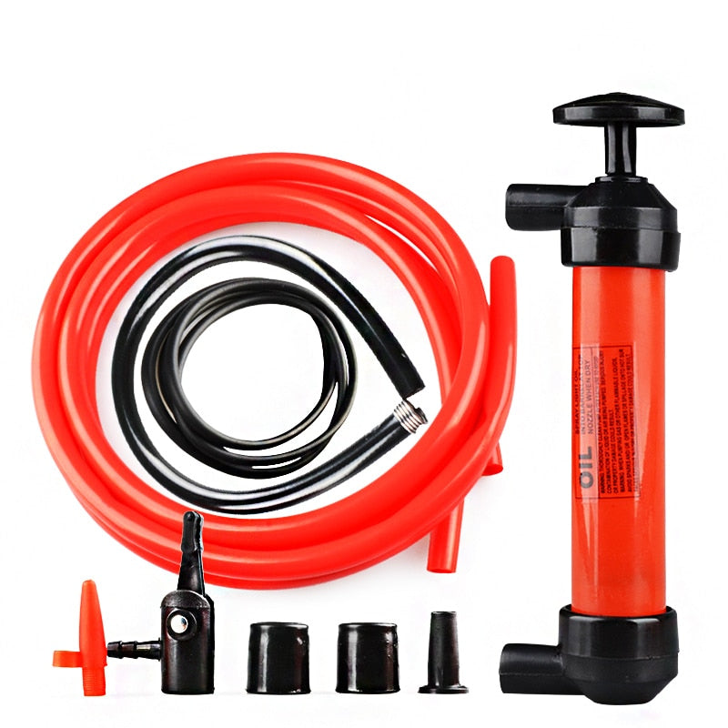 Manual Fluid Transfer Pump Gas Siphon Kit by HitMyNeed