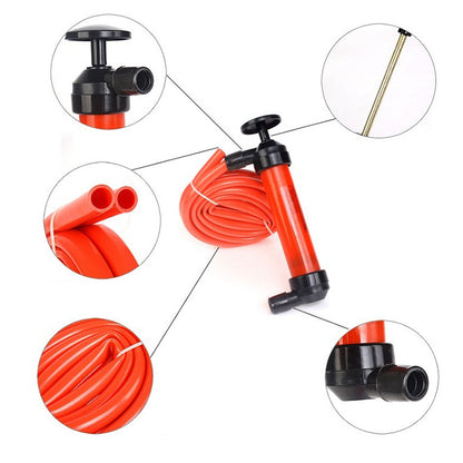 Manual Fluid Transfer Pump Gas Siphon Kit by HitMyNeed