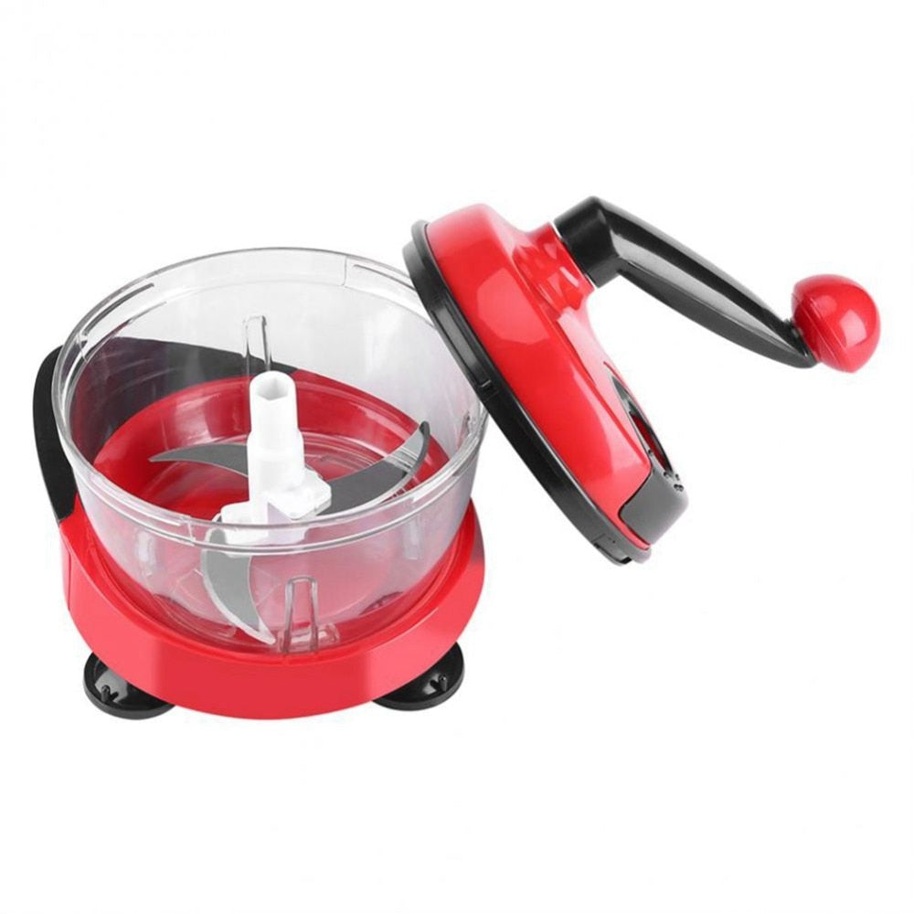 Manual Food Processor 1.5L Vegetable & Meat Chopper by HitMyNeed
