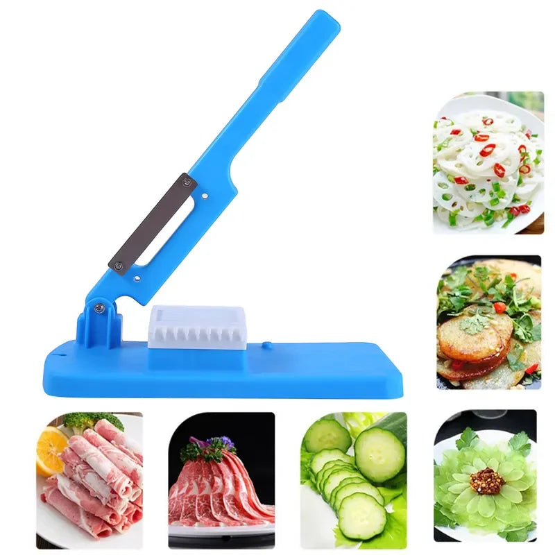 Manual Frozen Meat & Vegetable Table Slicer by HitMyNeed