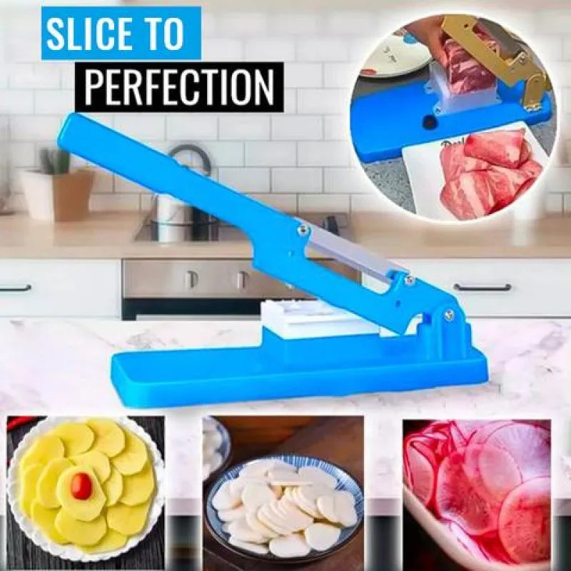 Manual Frozen Meat & Vegetable Table Slicer by HitMyNeed