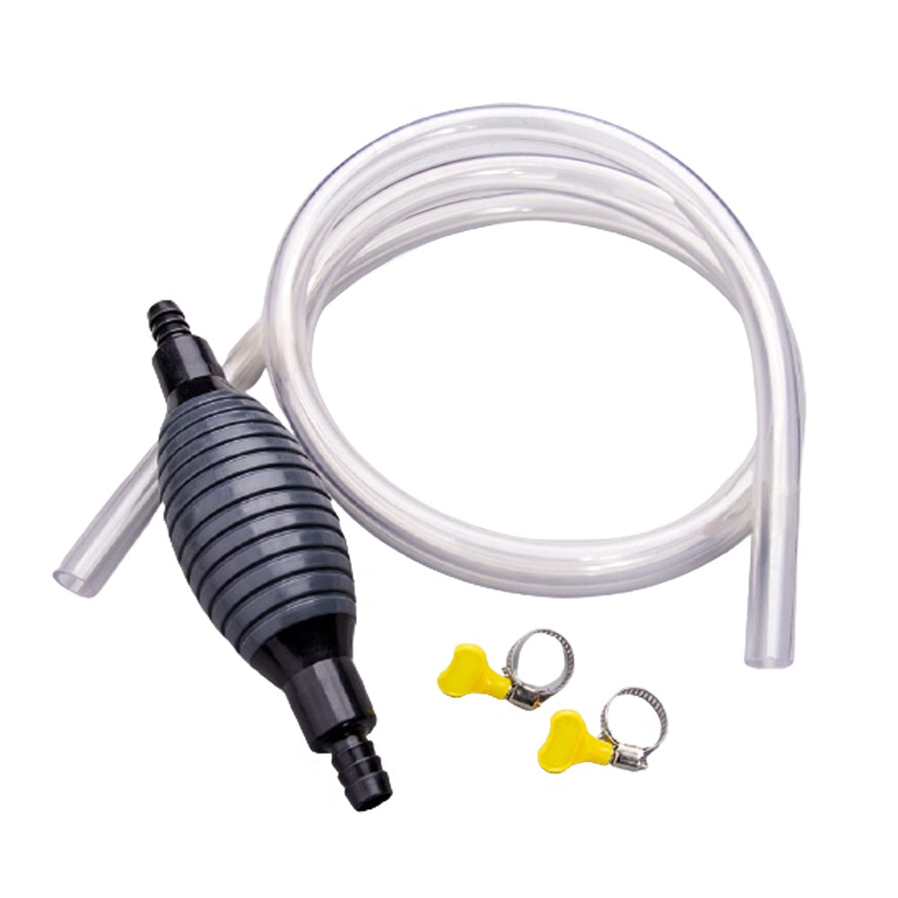 Manual Fuel Transfer Pump with Siphon Hose by HitMyNeed