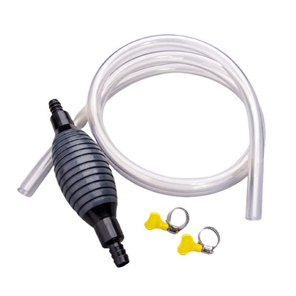 Manual Fuel Transfer Pump with Siphon Hose by HitMyNeed