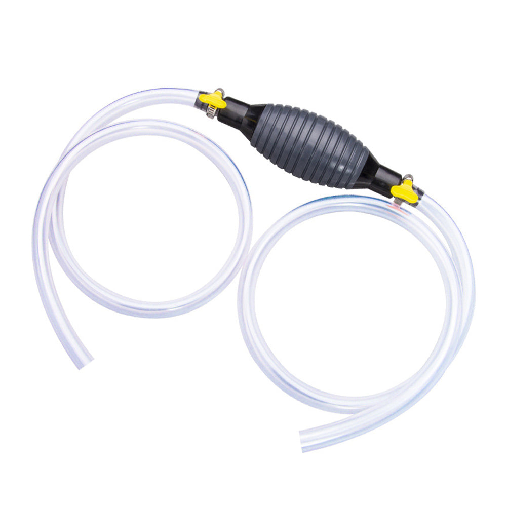 Manual Fuel Transfer Pump with Siphon Hose by HitMyNeed