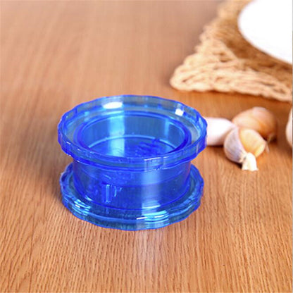 Manual Garlic Mincer Twister Chopper blue by HitMyNeed