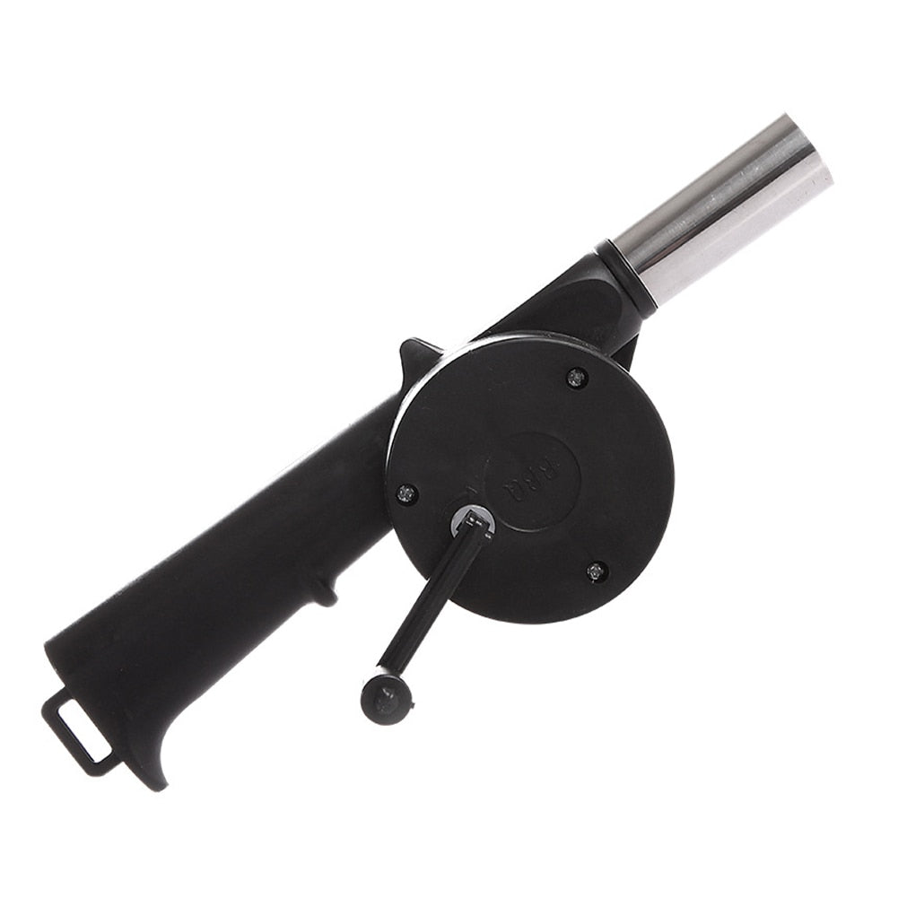 Manual Hand Crank BBQ Fan Air Blower by HitMyNeed