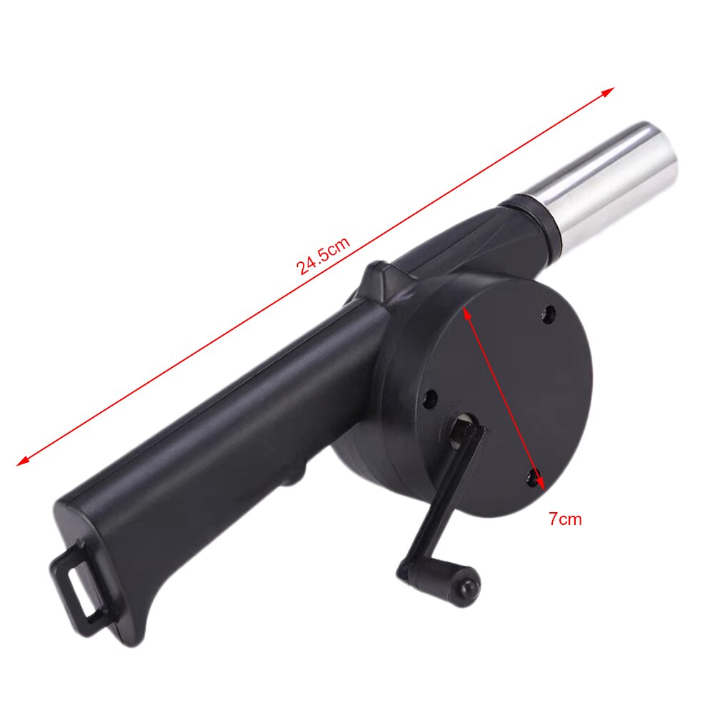 Manual Hand Crank BBQ Fan Air Blower by HitMyNeed