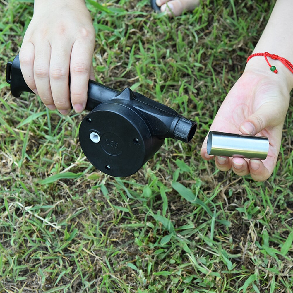 Manual Hand Crank BBQ Fan Air Blower by HitMyNeed