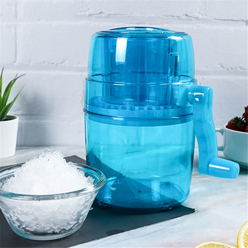 Manual Hand Crank Ice Crusher and Shaver by HitMyNeed