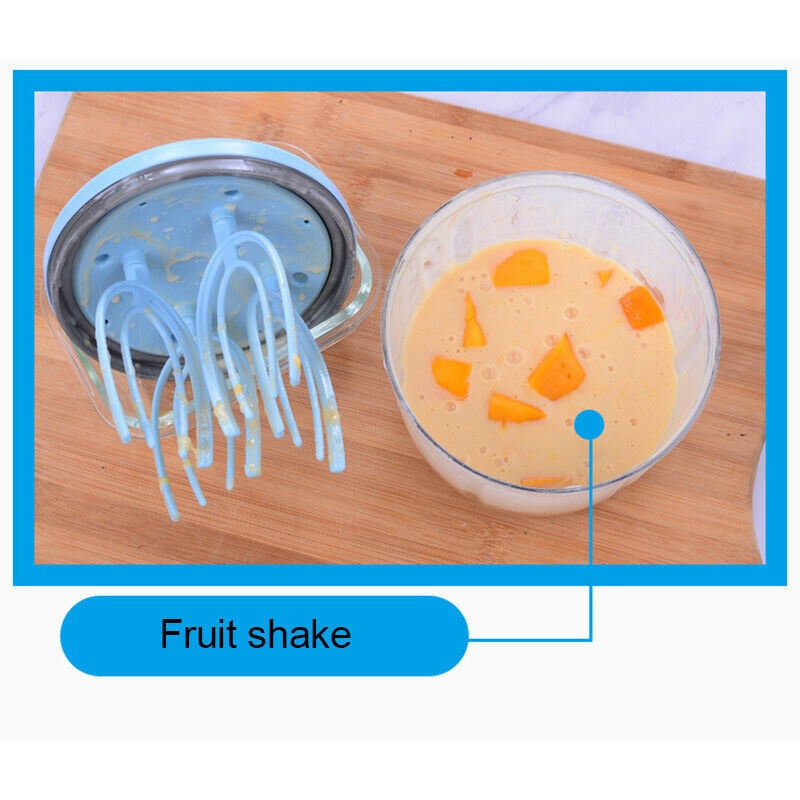 Manual Hand Crank Mixer with Bowl (1.1L) by HitMyNeed