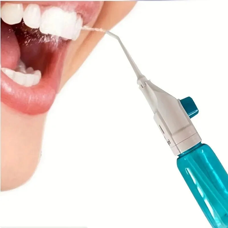 Manual High Pressure Oral Irrigator for Home & Travel by HitMyNeed