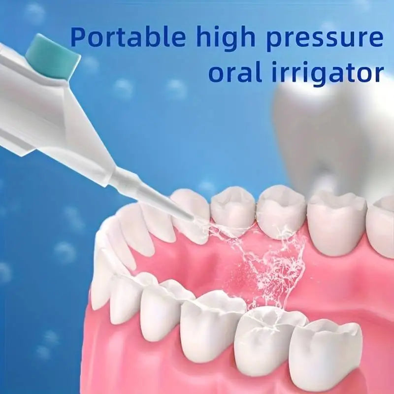 Manual High Pressure Oral Irrigator for Home & Travel by HitMyNeed